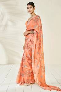 Nimki 8 Chinon Heavy Digital Printed Party Wear Designer Saree Collection